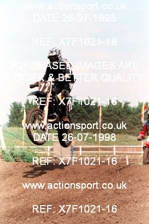 Photo: X7F1021-16 ActionSport Photography 26/07/1998 AMCA Essex MCC - Mildenhall _4_250-750Juniors #72