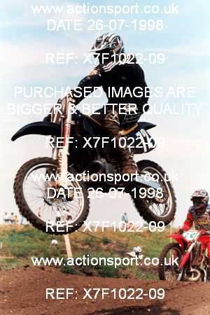 Photo: X7F1022-09 ActionSport Photography 26/07/1998 AMCA Essex MCC - Mildenhall _4_250-750Juniors #72