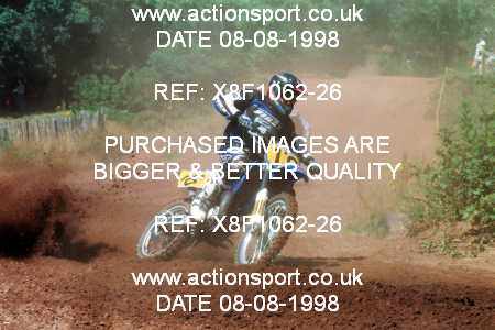 Photo: X8F1062-26 ActionSport Photography 08/08/1998 ACU BYMX National West Mids YMC - Hawkestone Park _5_125s #16
