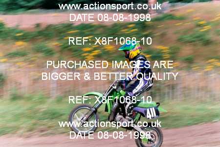 Photo: X8F1068-10 ActionSport Photography 08/08/1998 ACU BYMX National West Mids YMC - Hawkestone Park _2_60s #411