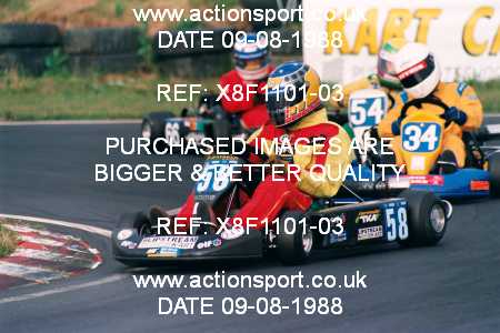 Photo: X8F1101-03 ActionSport Photography 09/08/1998 Kartmasters 98 - PFI Raceway _2_JuniorTKM #58
