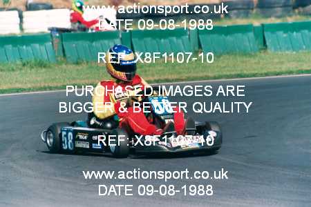 Photo: X8F1107-10 ActionSport Photography 09/08/1998 Kartmasters 98 - PFI Raceway _2_JuniorTKM #58