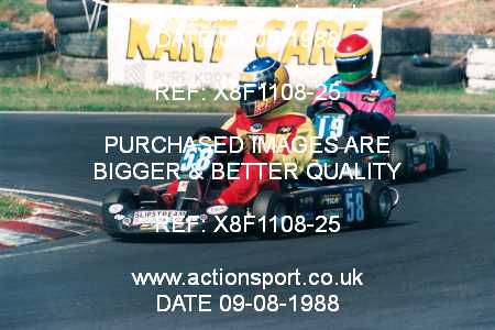 Photo: X8F1108-25 ActionSport Photography 09/08/1998 Kartmasters 98 - PFI Raceway _2_JuniorTKM #58