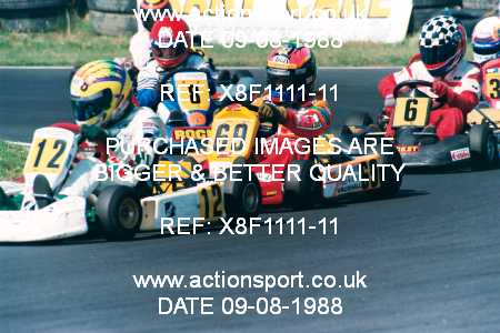 Photo: X8F1111-11 ActionSport Photography 09/08/1998 Kartmasters 98 - PFI Raceway _1_Cadets #69