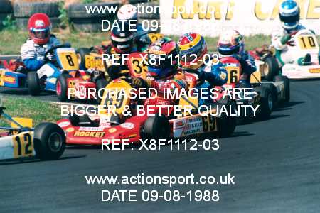 Photo: X8F1112-03 ActionSport Photography 09/08/1998 Kartmasters 98 - PFI Raceway _1_Cadets #69