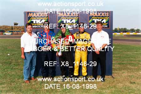 Photo: X8_1146-29 ActionSport Photography 16/08/1998 Hunts Kart Club TKM Festival - Kimbolton  _6_Podiums : Unsorted