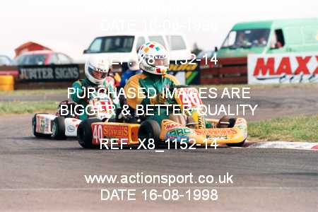 Photo: X8_1152-14 ActionSport Photography 16/08/1998 Hunts Kart Club TKM Festival - Kimbolton  _3_SeniorTKM-0Plate #40