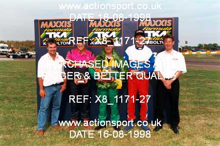 Photo: X8_1171-27 ActionSport Photography 16/08/1998 Hunts Kart Club TKM Festival - Kimbolton  _6_Podiums : Unsorted