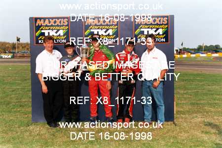Photo: X8_1171-33 ActionSport Photography 16/08/1998 Hunts Kart Club TKM Festival - Kimbolton  _6_Podiums : Unsorted