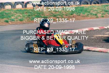 Photo: X9_1335-17 ActionSport Photography 20/09/1998 Shenington Kart Club  _2_125National #11