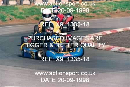 Photo: X9_1335-18 ActionSport Photography 20/09/1998 Shenington Kart Club  _2_125National #45