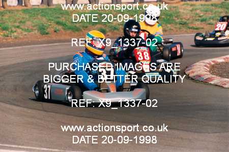 Photo: X9_1337-02 ActionSport Photography 20/09/1998 Shenington Kart Club  _5_SeniorTKM #37