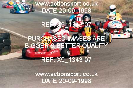 Photo: X9_1343-07 ActionSport Photography 20/09/1998 Shenington Kart Club  _2_125National #11