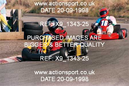 Photo: X9_1343-25 ActionSport Photography 20/09/1998 Shenington Kart Club  _2_125National #11