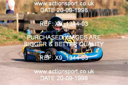 Photo: X9_1344-03 ActionSport Photography 20/09/1998 Shenington Kart Club  _2_125National #45