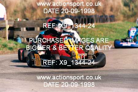 Photo: X9_1344-24 ActionSport Photography 20/09/1998 Shenington Kart Club  _2_125National #11