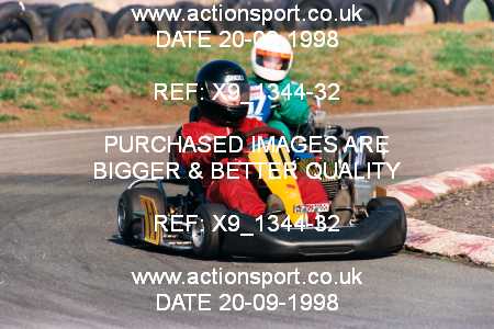 Photo: X9_1344-32 ActionSport Photography 20/09/1998 Shenington Kart Club  _2_125National #11