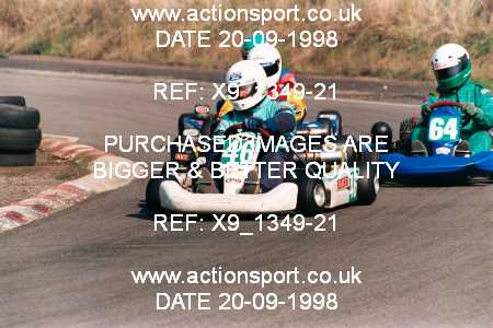 Photo: X9_1349-21 ActionSport Photography 20/09/1998 Shenington Kart Club  _4_100C #46