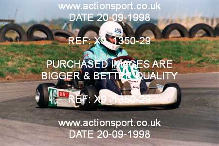 Photo: X9_1350-29 ActionSport Photography 20/09/1998 Shenington Kart Club  _4_100C #46