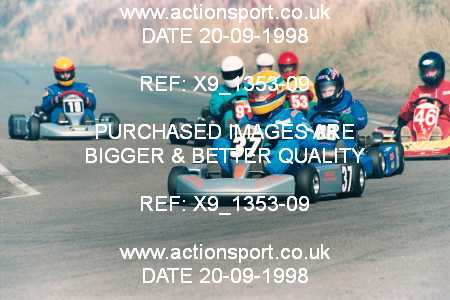 Photo: X9_1353-09 ActionSport Photography 20/09/1998 Shenington Kart Club  _5_SeniorTKM #37