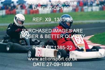 Photo: X9_1385-22 ActionSport Photography 27/09/1998 Manchester & Buxton Kart Club GOLD CUP - Three Sisters  _1_SeniorTKM #60