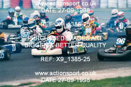 Photo: X9_1385-25 ActionSport Photography 27/09/1998 Manchester & Buxton Kart Club GOLD CUP - Three Sisters  _2_JuniorTKM #32