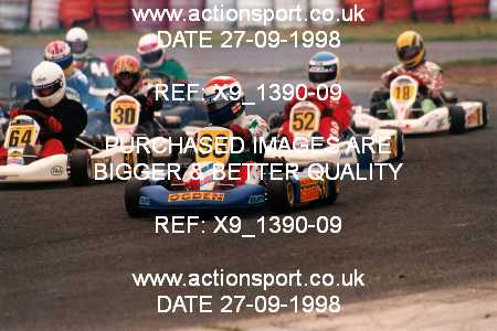 Photo: X9_1390-09 ActionSport Photography 27/09/1998 Manchester & Buxton Kart Club GOLD CUP - Three Sisters  _4_100B-PP-ICA #30