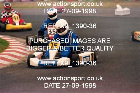 Photo: X9_1390-36 ActionSport Photography 27/09/1998 Manchester & Buxton Kart Club GOLD CUP - Three Sisters  _4_100B-PP-ICA #16