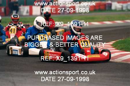Photo: X9_1391-11 ActionSport Photography 27/09/1998 Manchester & Buxton Kart Club GOLD CUP - Three Sisters  _4_100B-PP-ICA #16