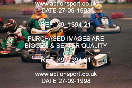 Photo: X9_1394-21 ActionSport Photography 27/09/1998 Manchester & Buxton Kart Club GOLD CUP - Three Sisters  _5_100C #51