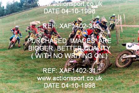 Photo: XAF1402-31 ActionSport Photography 04/10/1998 AMCA Rugby Pennant MC [Superclass Championship] - Long Buckby  _2_Superclass #29