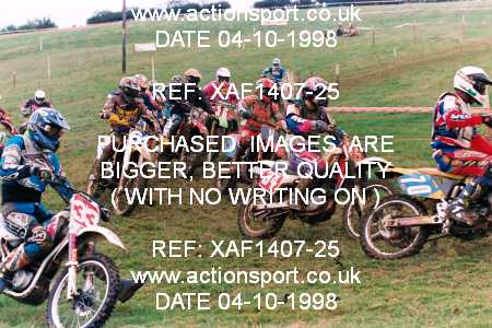 Photo: XAF1407-25 ActionSport Photography 04/10/1998 AMCA Rugby Pennant MC [Superclass Championship] - Long Buckby  _4_UnlimitedSeniors #23