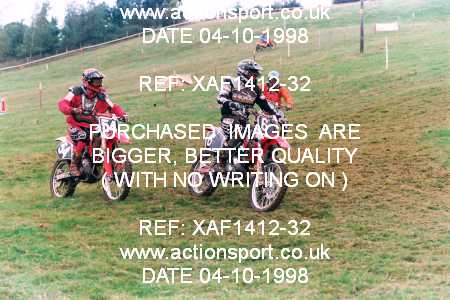Photo: XAF1412-32 ActionSport Photography 04/10/1998 AMCA Rugby Pennant MC [Superclass Championship] - Long Buckby  _6_UnlimitedJuniors #54
