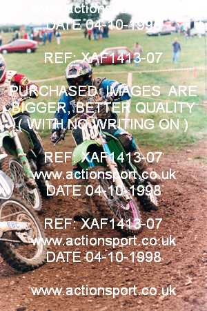 Photo: XAF1413-07 ActionSport Photography 04/10/1998 AMCA Rugby Pennant MC [Superclass Championship] - Long Buckby  _6_UnlimitedJuniors #46