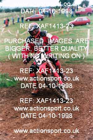 Photo: XAF1413-23 ActionSport Photography 04/10/1998 AMCA Rugby Pennant MC [Superclass Championship] - Long Buckby  _6_UnlimitedJuniors #54