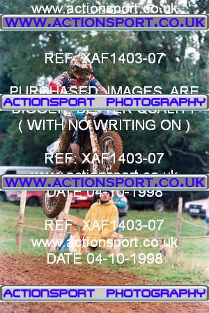Photo: XAF1403-07 ActionSport Photography 04/10/1998 AMCA Rugby Pennant MC [Superclass Championship] - Long Buckby  _2_Superclass #8