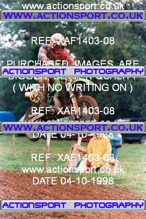 Photo: XAF1403-08 ActionSport Photography 04/10/1998 AMCA Rugby Pennant MC [Superclass Championship] - Long Buckby  _2_Superclass #32