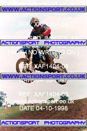 Photo: XAF1404-08 ActionSport Photography 04/10/1998 AMCA Rugby Pennant MC [Superclass Championship] - Long Buckby  _2_Superclass #8
