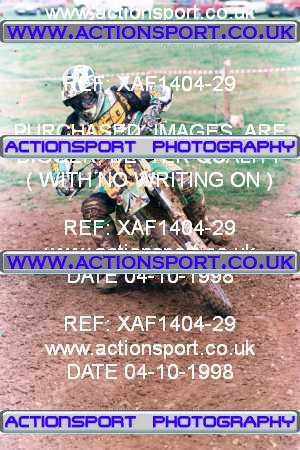 Photo: XAF1404-29 ActionSport Photography 04/10/1998 AMCA Rugby Pennant MC [Superclass Championship] - Long Buckby  _2_Superclass #30