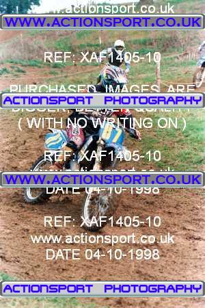 Photo: XAF1405-10 ActionSport Photography 04/10/1998 AMCA Rugby Pennant MC [Superclass Championship] - Long Buckby  _3_125Experts #87