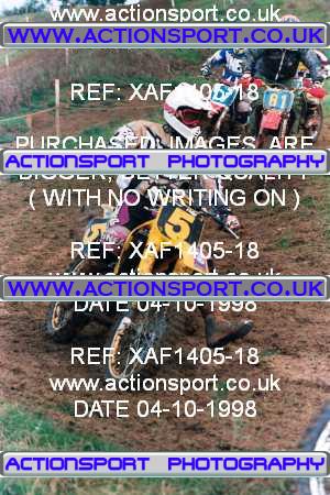 Photo: XAF1405-18 ActionSport Photography 04/10/1998 AMCA Rugby Pennant MC [Superclass Championship] - Long Buckby  _3_125Experts #5