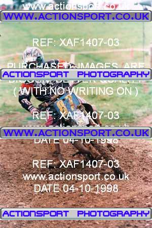 Photo: XAF1407-03 ActionSport Photography 04/10/1998 AMCA Rugby Pennant MC [Superclass Championship] - Long Buckby  _3_125Experts #87