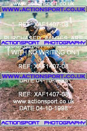 Photo: XAF1407-08 ActionSport Photography 04/10/1998 AMCA Rugby Pennant MC [Superclass Championship] - Long Buckby  _3_125Experts #8