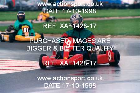 Photo: XAF1428-17 ActionSport Photography 17/10/1998 F6 Karting - Lydd _1_SeniorOpen_Modified #9
