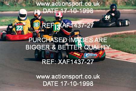 Photo: XAF1437-27 ActionSport Photography 17/10/1998 F6 Karting - Lydd _7_JuniorStandard #4