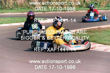 Photo: XAF1441-14 ActionSport Photography 17/10/1998 F6 Karting - Lydd _9_JuniorModified #88