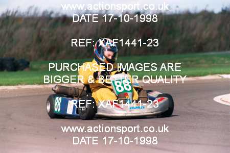 Photo: XAF1441-23 ActionSport Photography 17/10/1998 F6 Karting - Lydd _9_JuniorModified #88