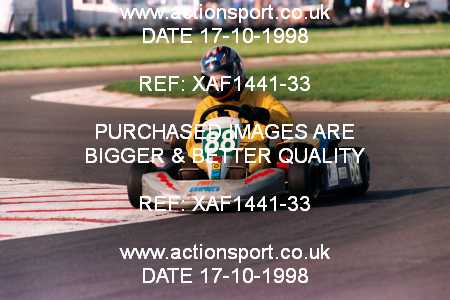 Photo: XAF1441-33 ActionSport Photography 17/10/1998 F6 Karting - Lydd _9_JuniorModified #88