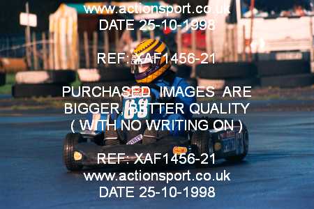 Photo: XAF1456-21 ActionSport Photography 25/10/1998 Dunkeswell Kart Club  _4_JuniorTKM #63