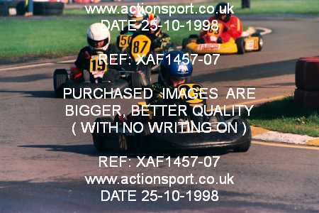 Photo: XAF1457-07 ActionSport Photography 25/10/1998 Dunkeswell Kart Club  _1_Cadets #26